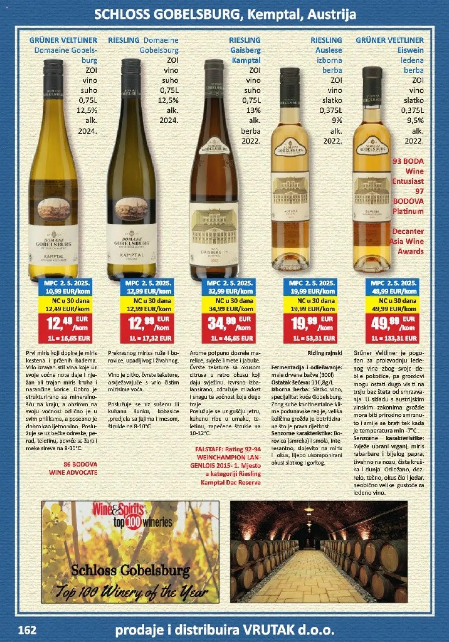 Vrutak katalog | vrijedi od 01.11.2025 | Stranica: 162 | Proizvodi: Miris, Vino, Grožđe