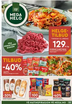 Forhåndsvisning av Coop Mega Helg gyldig fra 11.09.2025