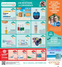 Volantino Spazio Conad del 29.07.2025 | Pagina: 23 | Prodotti: Valeriana, Crema, Arancia, Borsa