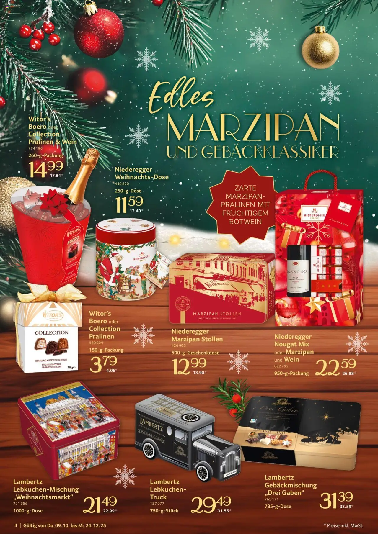 Selgros Präsente – gültig ab 09.10.2025 | Seite: 4 | Produkte: Rotwein, Wein