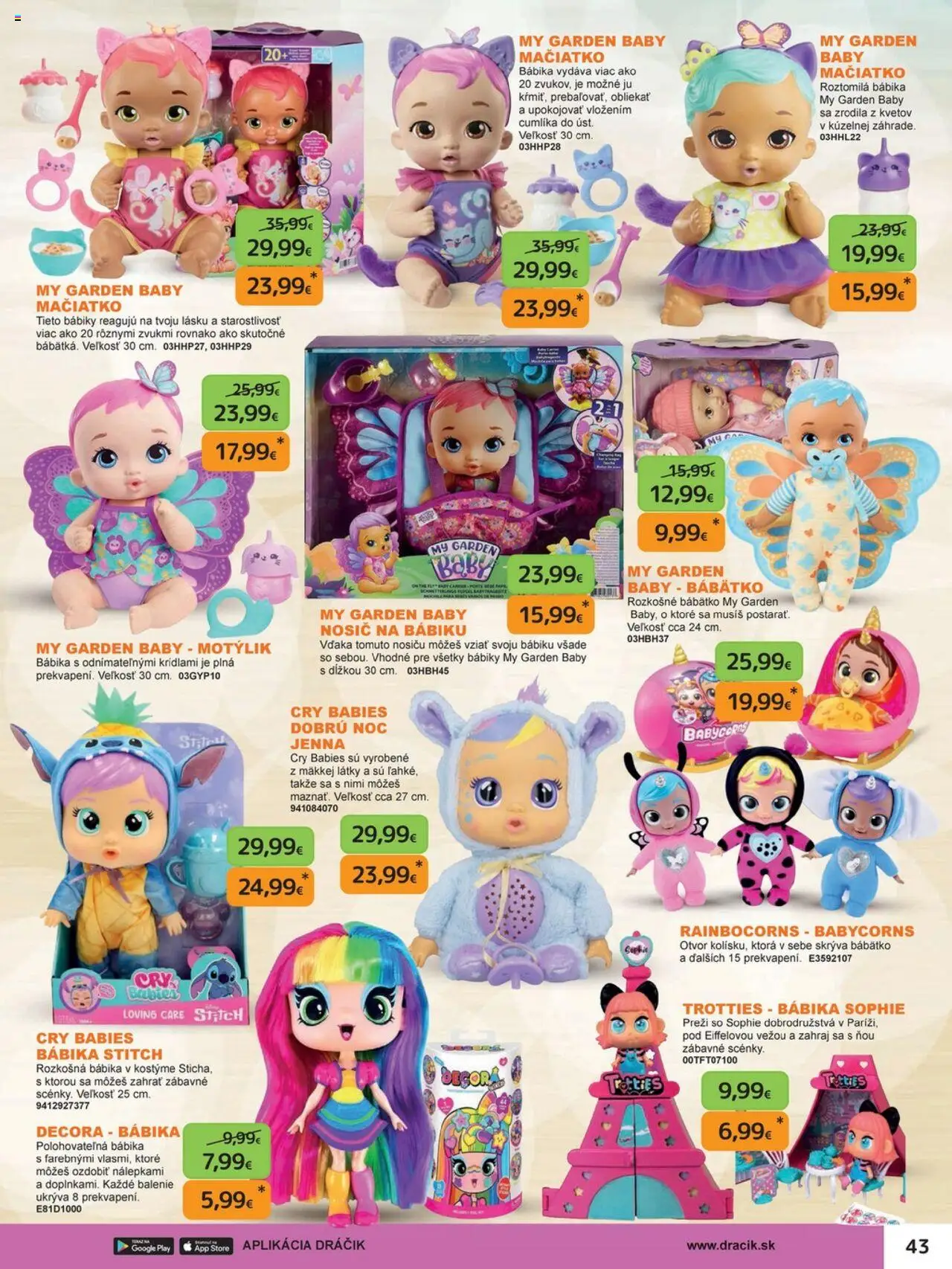 Nové Dráčik akcie – leták je platný od 03.10.2025 | Strana: 43