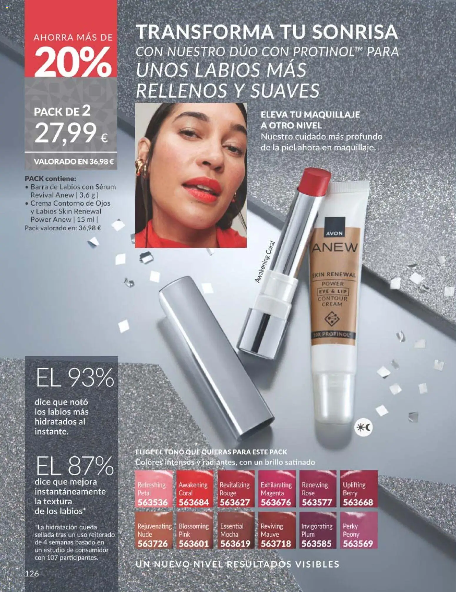 Catálogo AVON campaña 11 Black Friday │ válido desde el 01.11.2025 | Página: 126 | Productos: Maquillaje, Crema, Barra de labios, Crema contorno de ojos