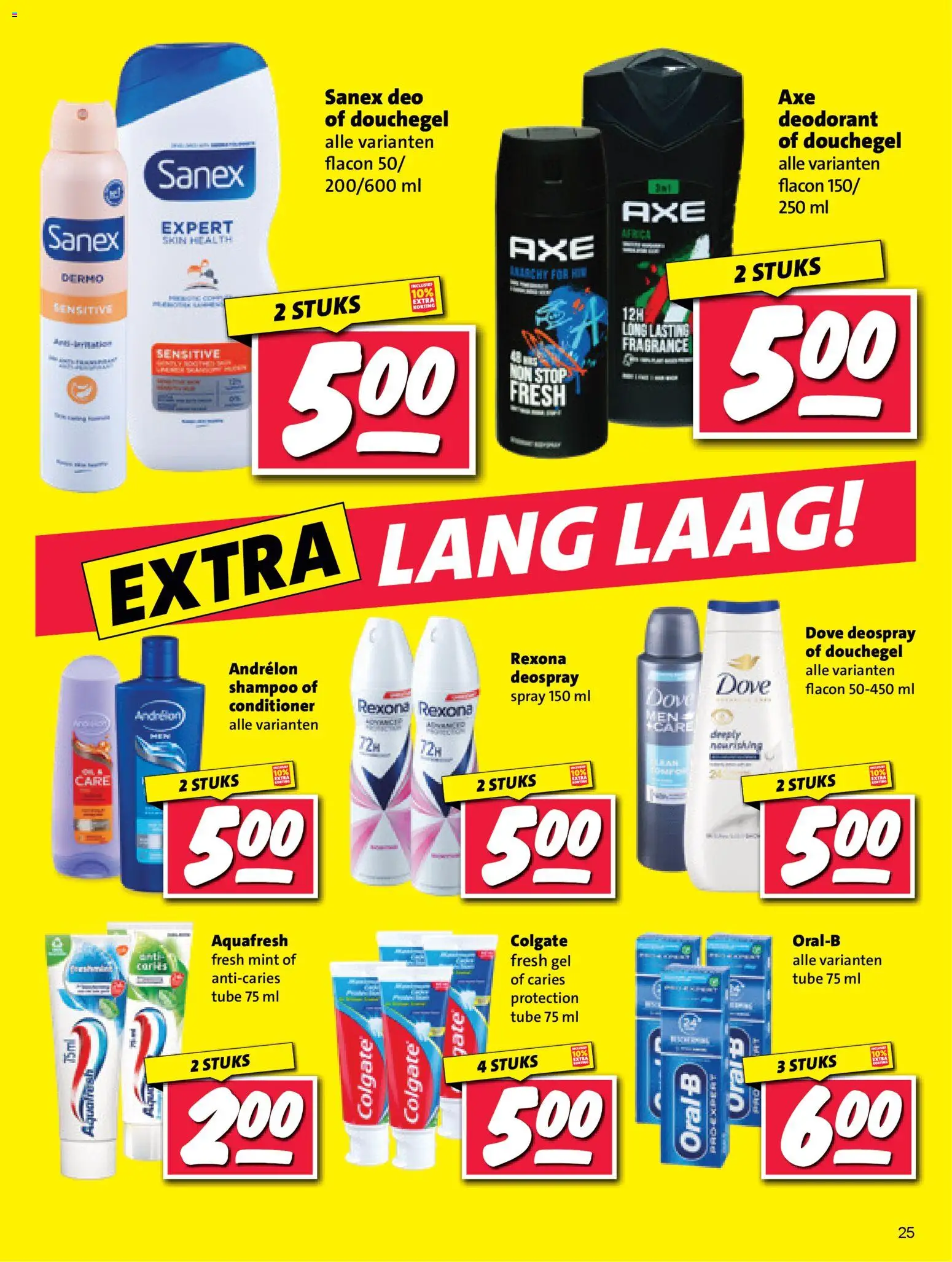 {H1} | Pagina: 25 | Producten: Deodorant, Gel, Shampoo, Conditioner