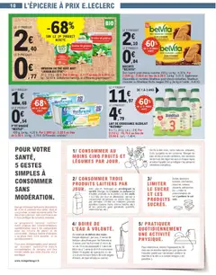 E.Leclerc - Prévisualisation de LAIT DE CROISSANCE BLÉDILAIT "BLÉDINA", 6 x 1 L (6L) valide à partir de 30.12.2025 | Page: 10 | Produits: Vélo, Banane, Lait, Pain