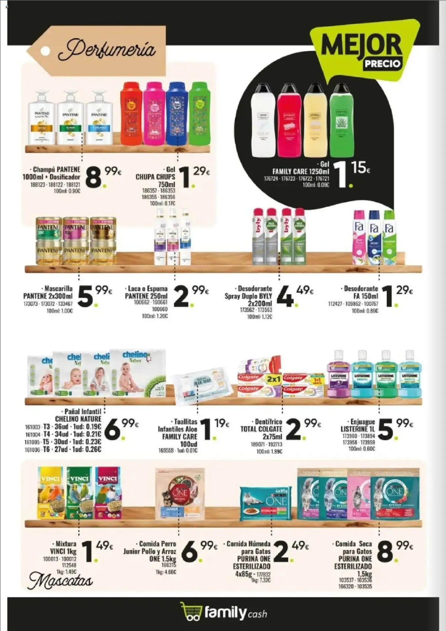 Family Cash folleto │ válido desde el 09.03.2026 | Página: 14 | Productos: Champú, Desodorante, Arroz