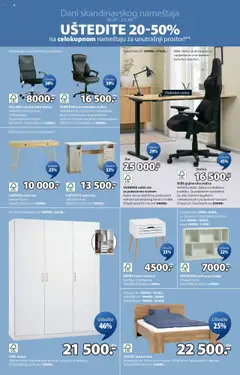 Jysk katalog - važi od 16.07.2025 | Strana: 4 | Proizvode: Stolica, Radni sto, Kancelarijska stolica, Gejmerska stolica