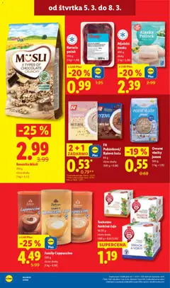 Lidl leták platný od 02.03.2026 | Strana: 88 | Produkty: Čokoláda, Vločky, Teekanne, Treska