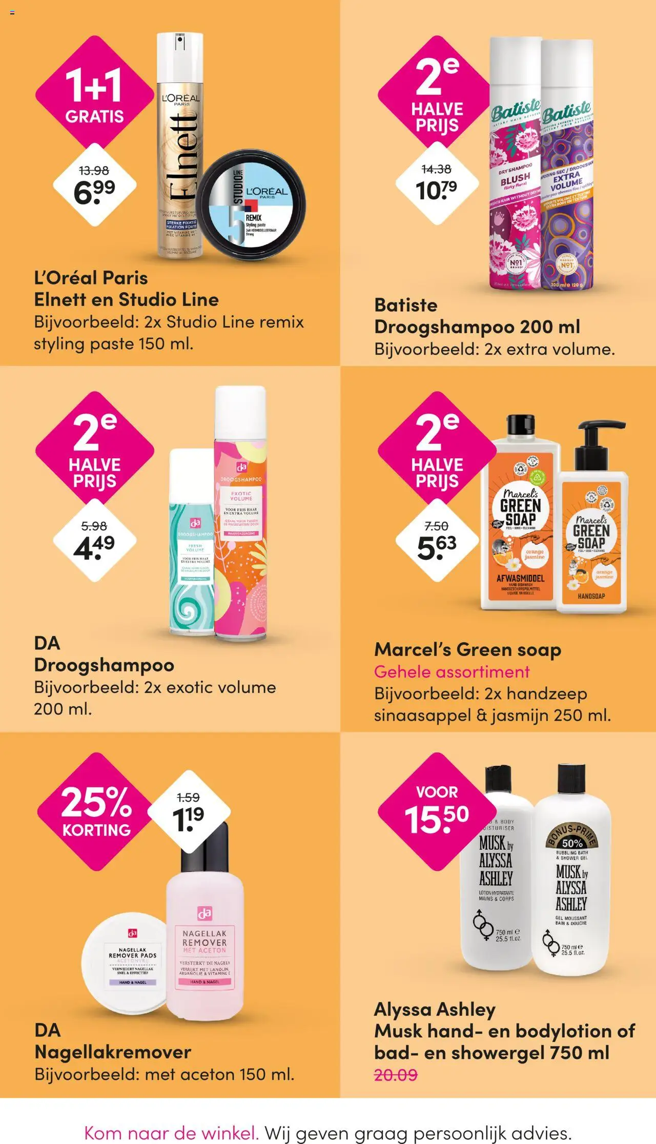  | Pagina: 6 | Producten: Droogshampoo, Bad, Handzeep, Blush