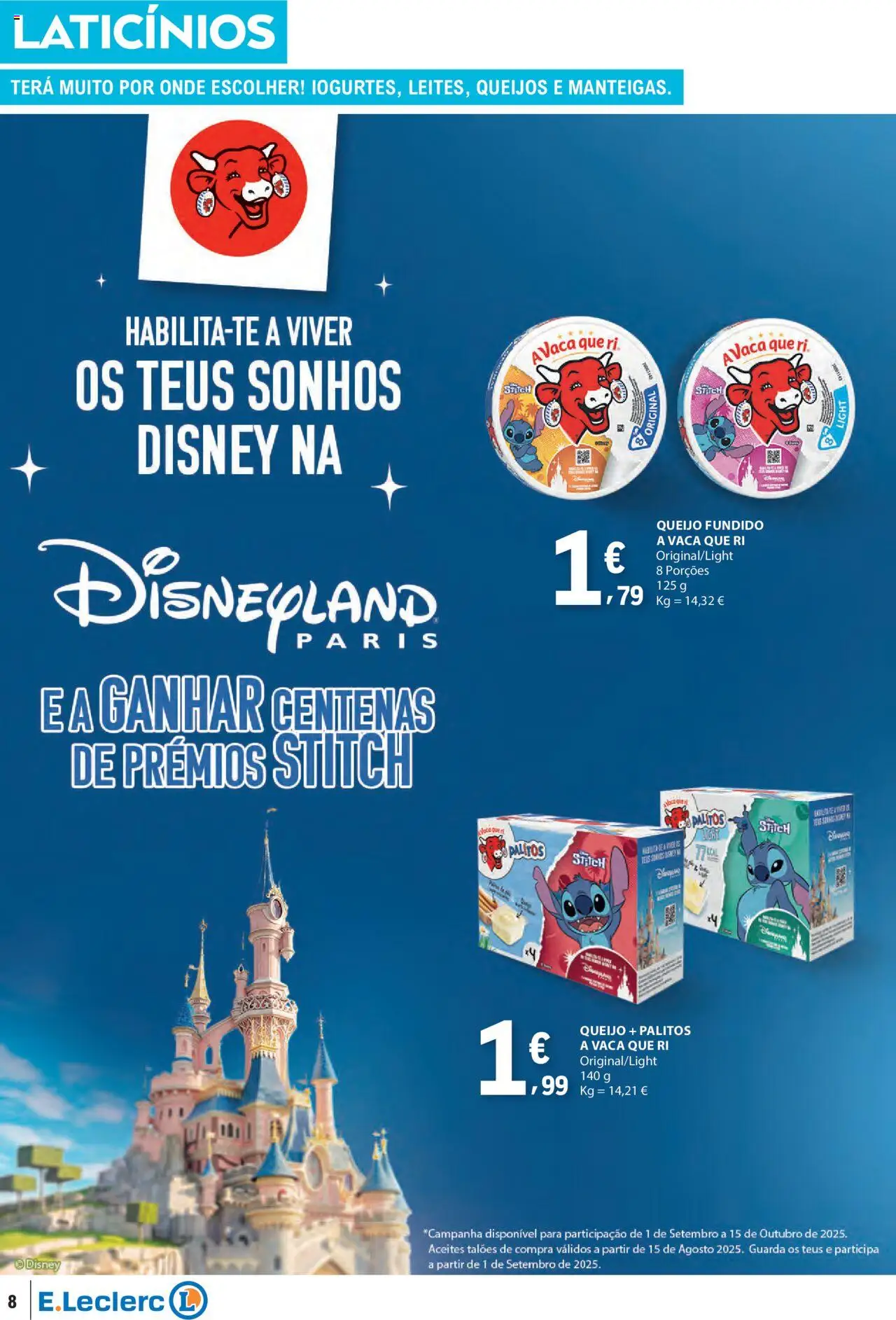 E.Leclerc folheto │ válido de 11.09.2025 | Página: 8 | Produtos: Queijo