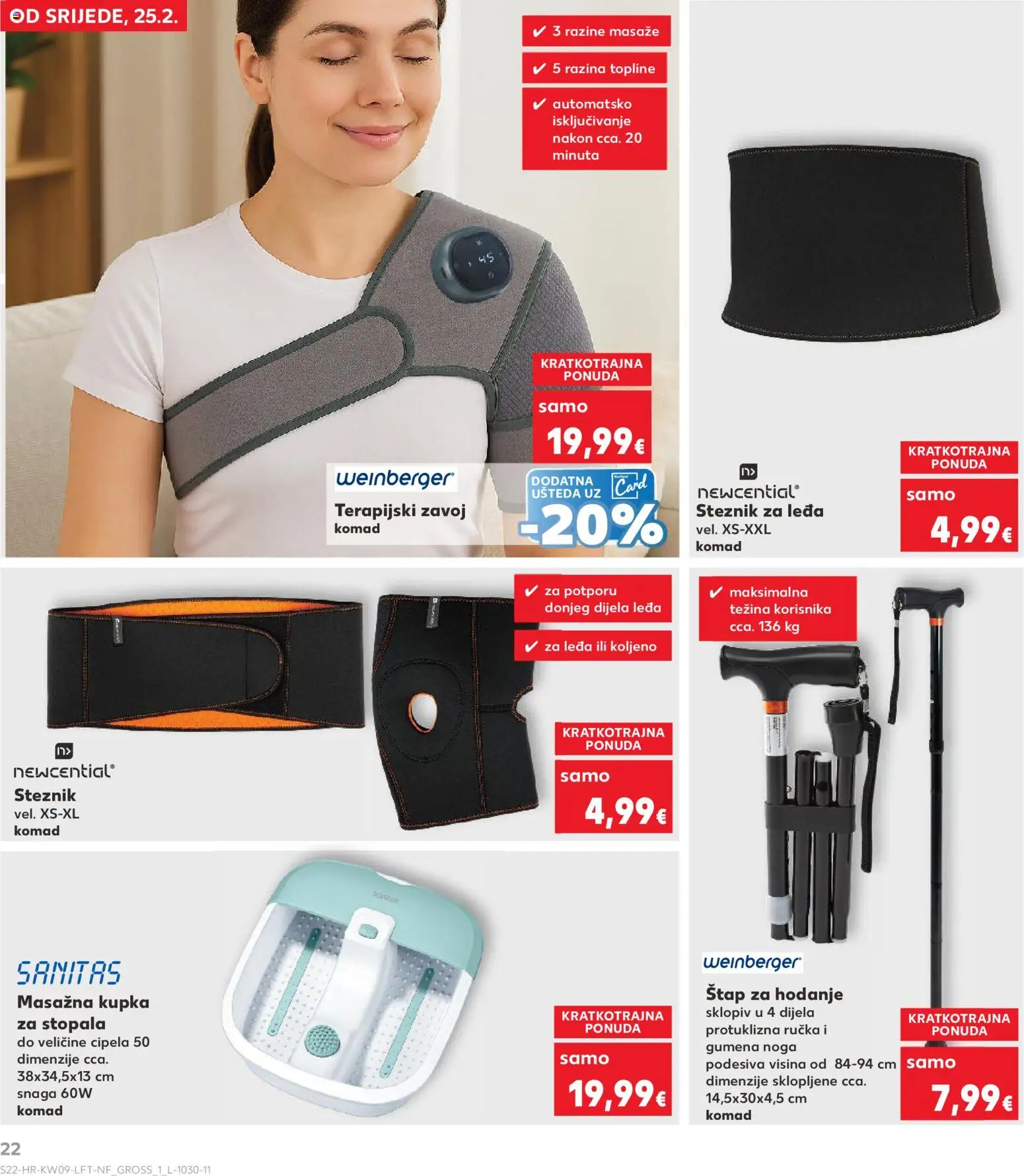 Kaufland HR akciós ujság - amely érvényes a következő dátumtól: 25.02.2026 | Oldal: 22