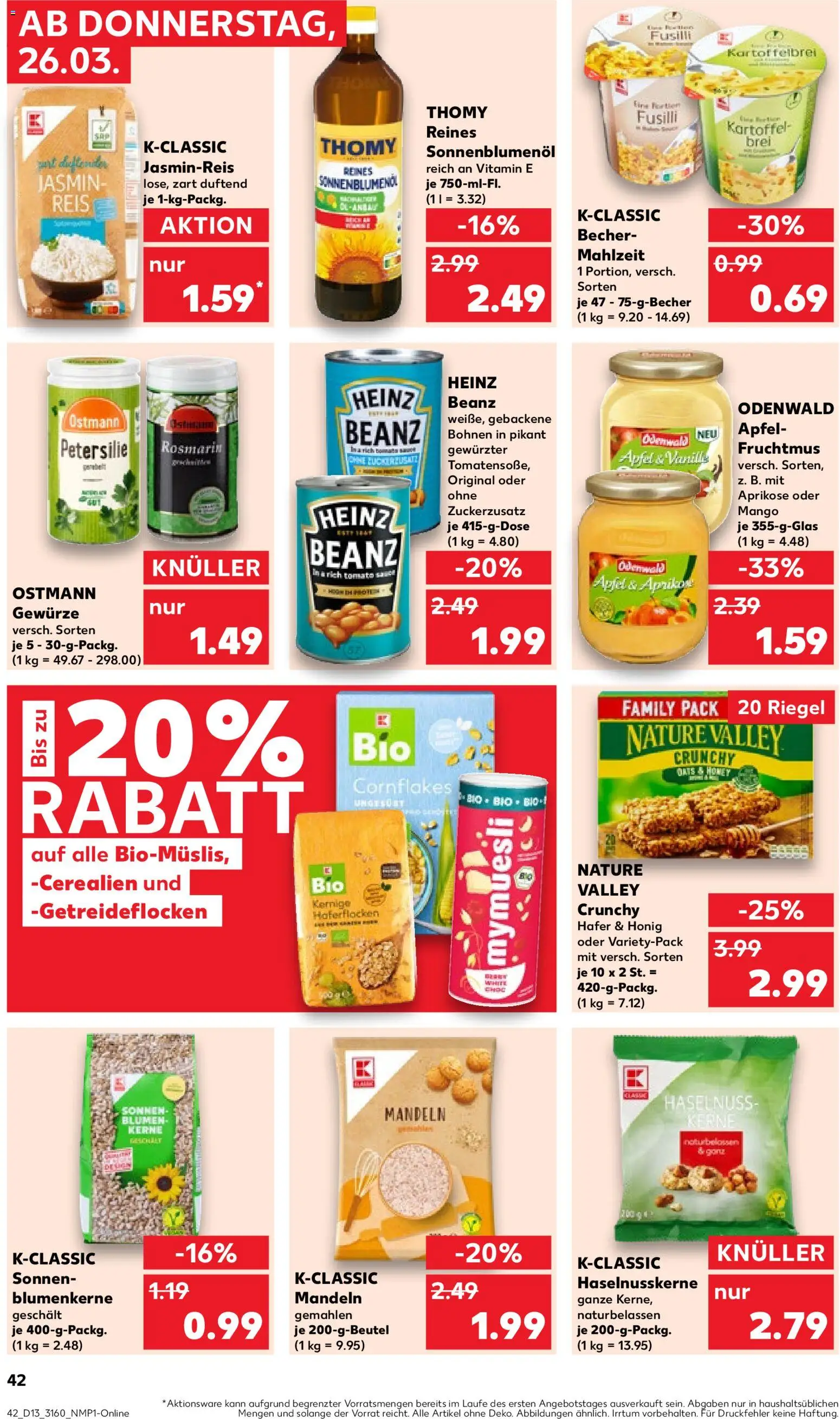 Kaufland Prospekt Berlin	 – gültig ab 26.03.2026 | Seite: 42 | Produkte: Blumen, Mandeln, Gewürze, Mango