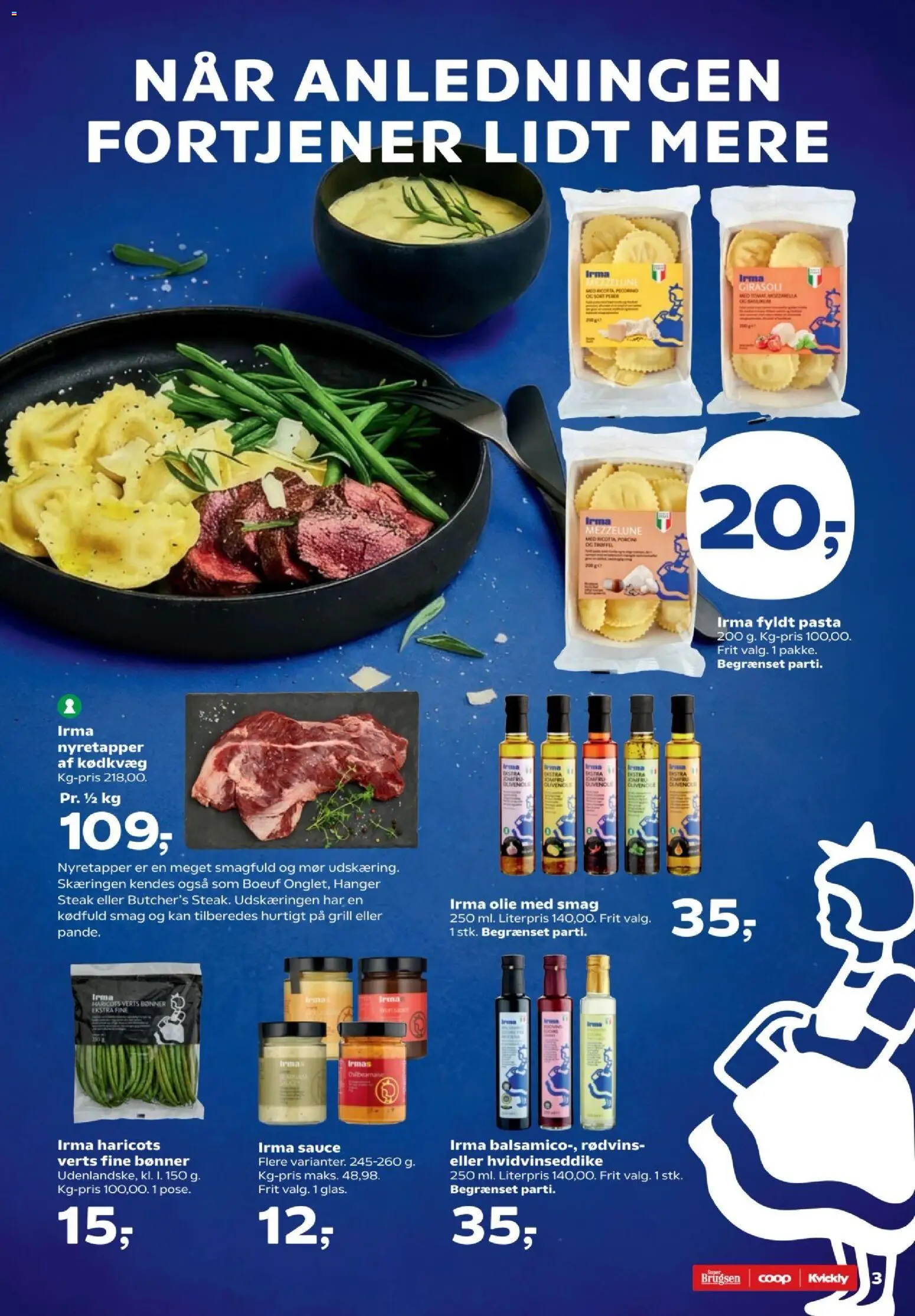 Super Brugsen tilbudsavis – gyldig fra 20.03.2026 | Side: 3 | Produkter: Olie, Bønner, Søm, Grill