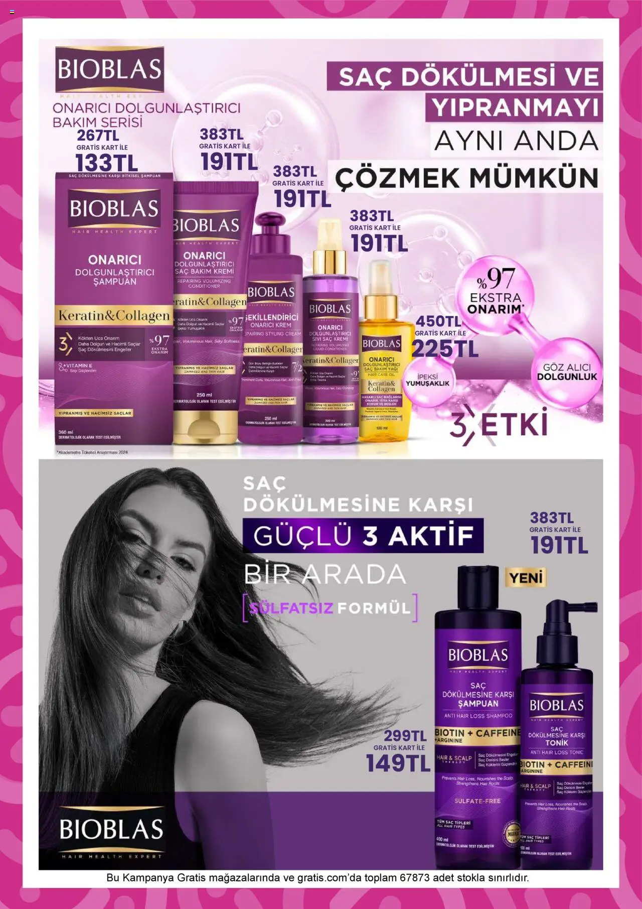 Gratis Katalog - 01.06.2025 tarihinden itibaren geçerlidir | Sayfa: 51 | Ürünler: Şampuan, Saç Kremi, Krem