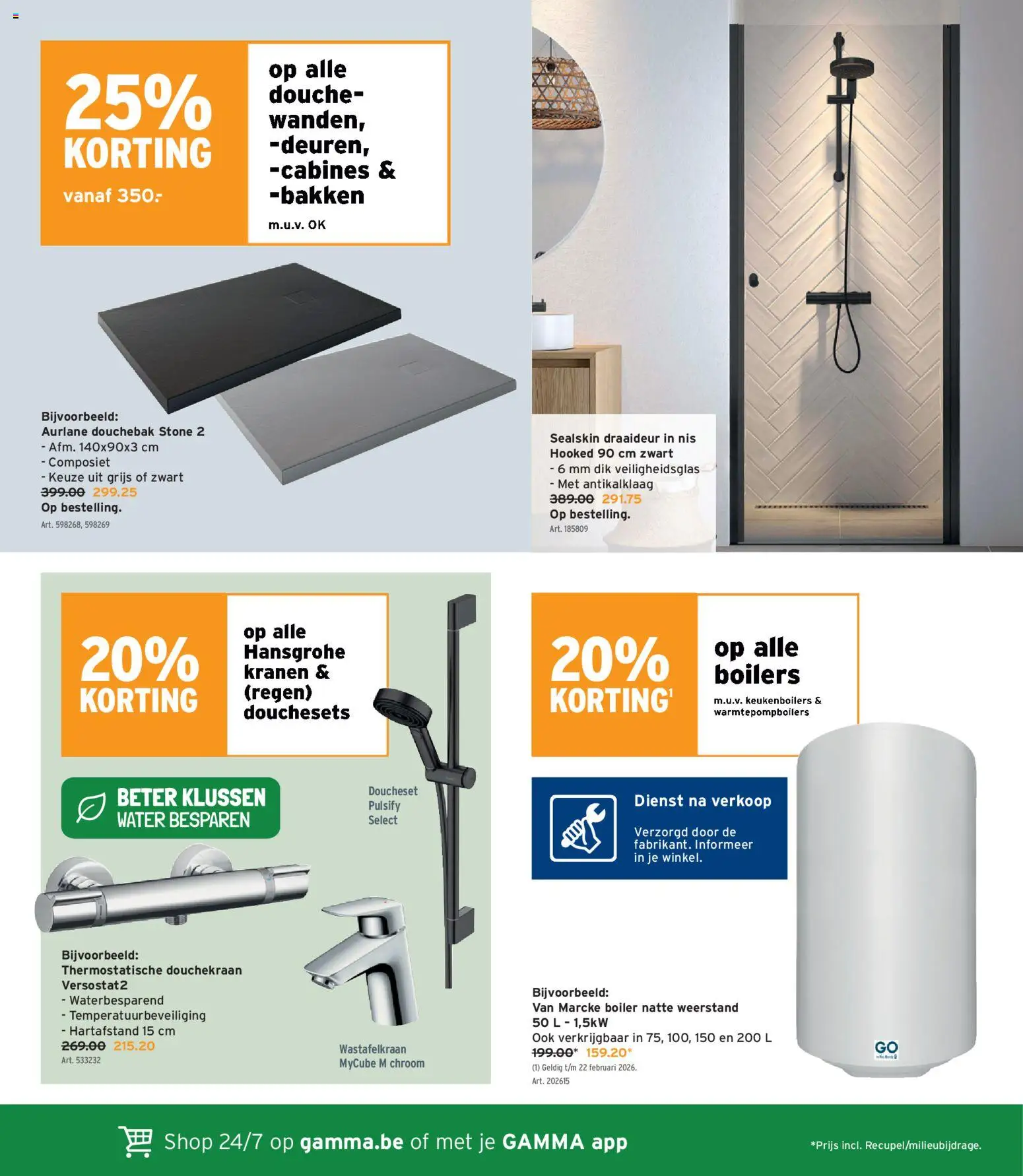 {H1} | Pagina: 18 | Producten: Doucheset, Douche