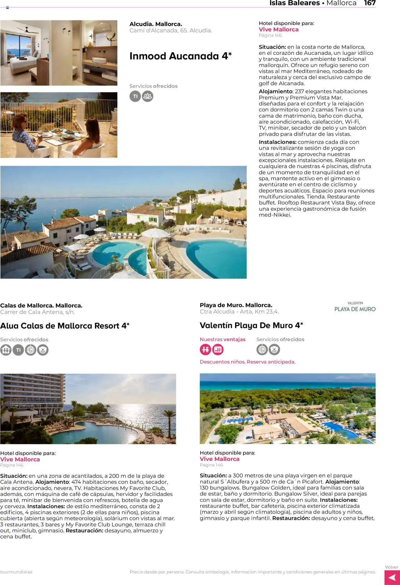 Viajes El Corte Inglés - Costas e islas │ válido desde el 26.03.2025 | Página: 167 | Productos: Botella de agua, Café, Cama, Baño