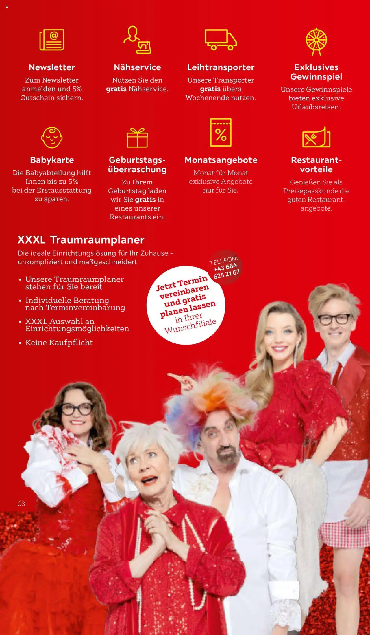 XXXLutz Preisepass gültig ab 01.08.2025 | Seite: 3 | Produkte: Telefon