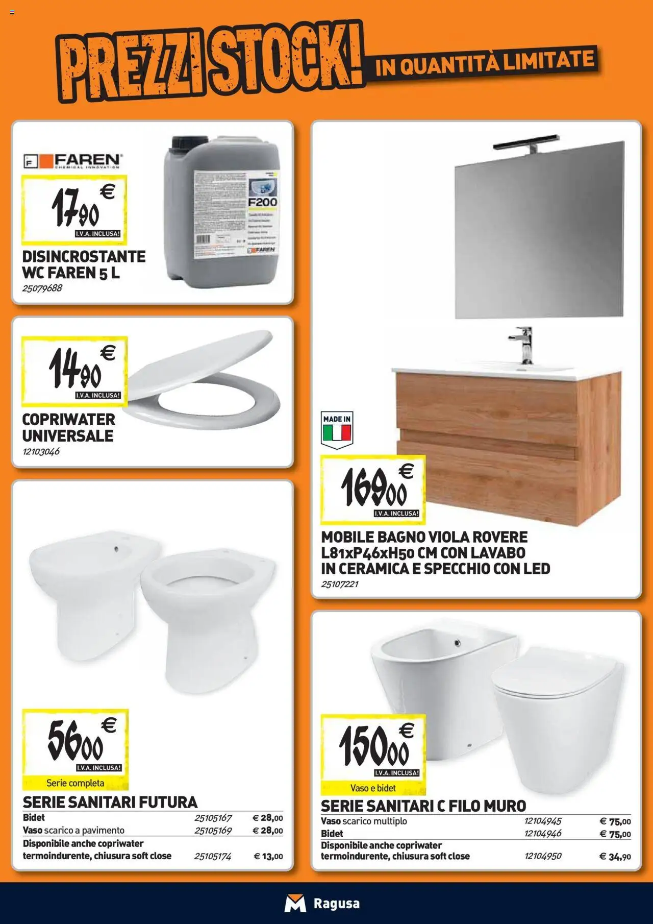 Volantino TECNOMAT del 24.09.2025 | Pagina: 3 | Prodotti: Mobile, Pavimento, WC, Bagno