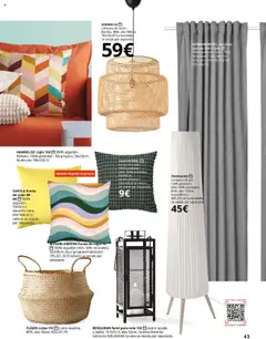 Vista previa Catálogo IKEA Accesorios y decoración válido desde el 25.09.2025 | Página: 43 | Productos: Farol, Cortinas opacas, Vela, Bombilla