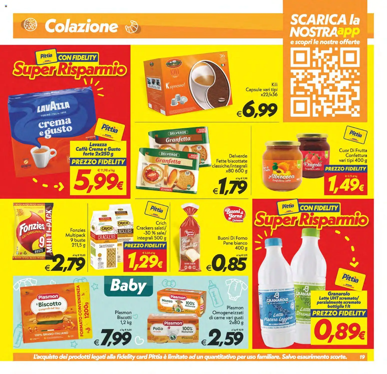 Volantino SuperConveniente del 06.03.2026 | Pagina: 19 | Prodotti: Caffè, Pollo, Frutta, Crackers