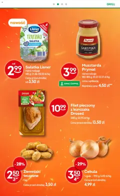 Żabka Gazetka od 30.07.2025 | Strona: 31 | Produkty: Tzatziki, Piersi, Musztarda, Sałatka