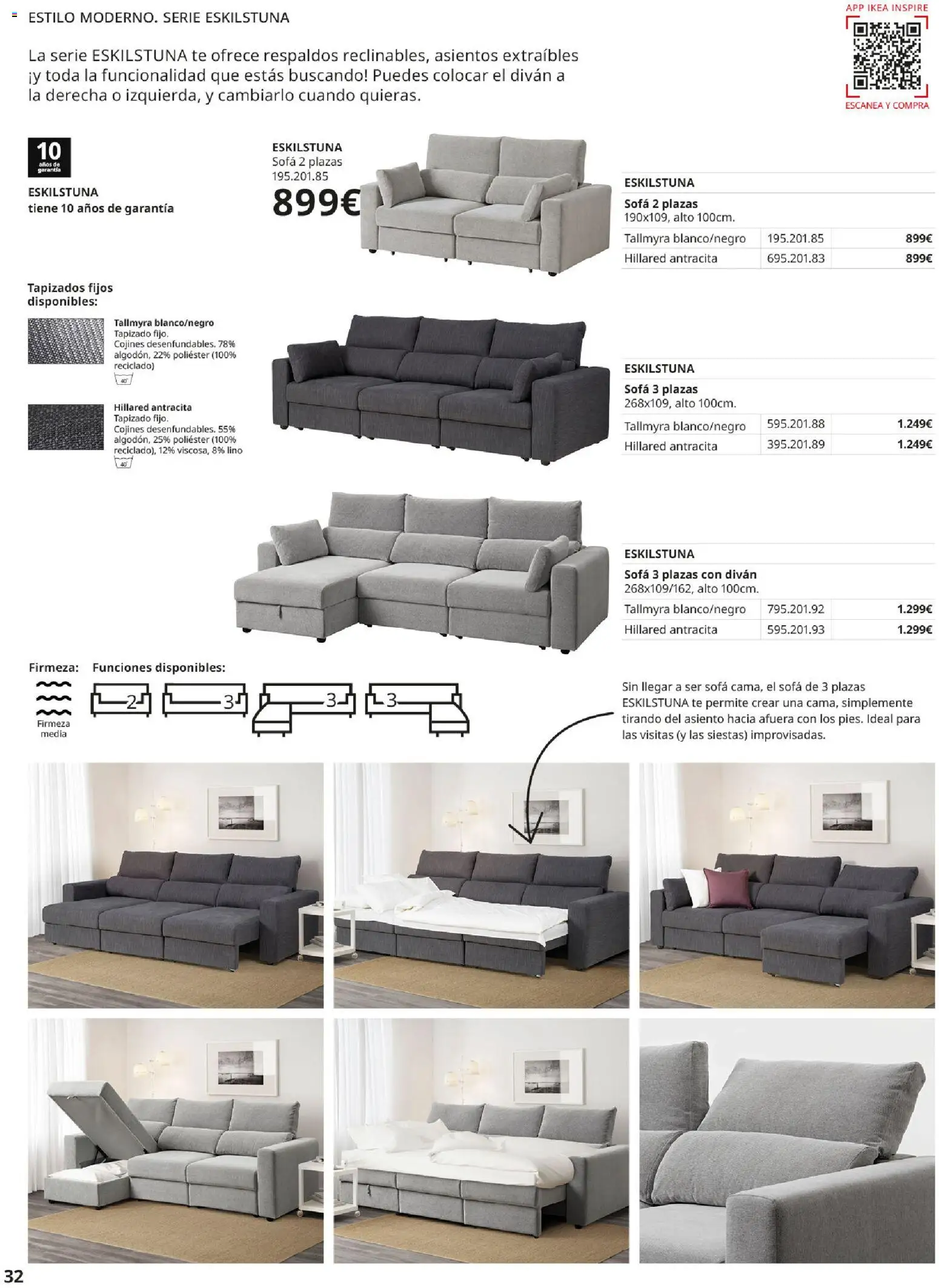 Catálogo IKEA Sofás │ válido desde el 02.12.2025 | Página: 32 | Productos: Té, Sofá