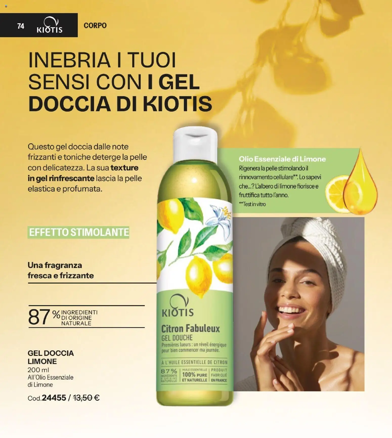 Volantino Stanhome del 31.03.2026 | Pagina: 74 | Prodotti: Limone, Olio, Doccia, Fragranza