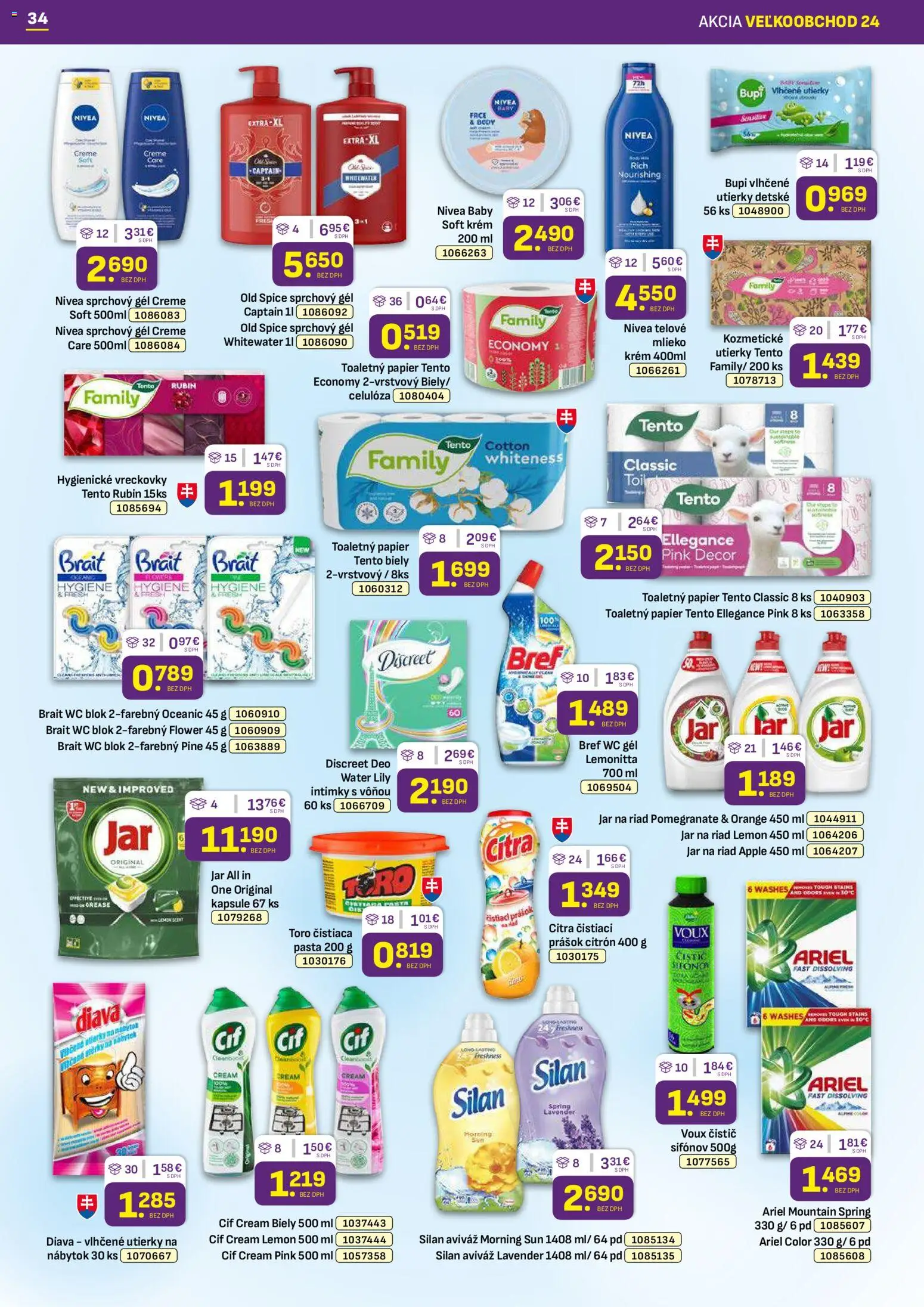 Nové Libex akcie – leták je platný od 01.12.2025 | Strana: 34 | Produkty: Nábytok, Toaletný papier, Wc blok