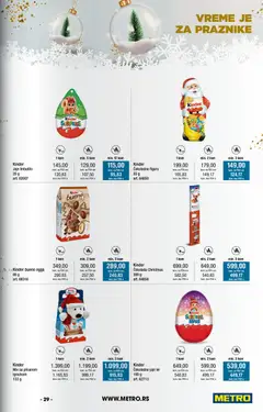Metro novogodišnji katalog - pregled Metro kataloga - važi od 14.12.2025 | Strana: 29 | Proizvode: Čokolada