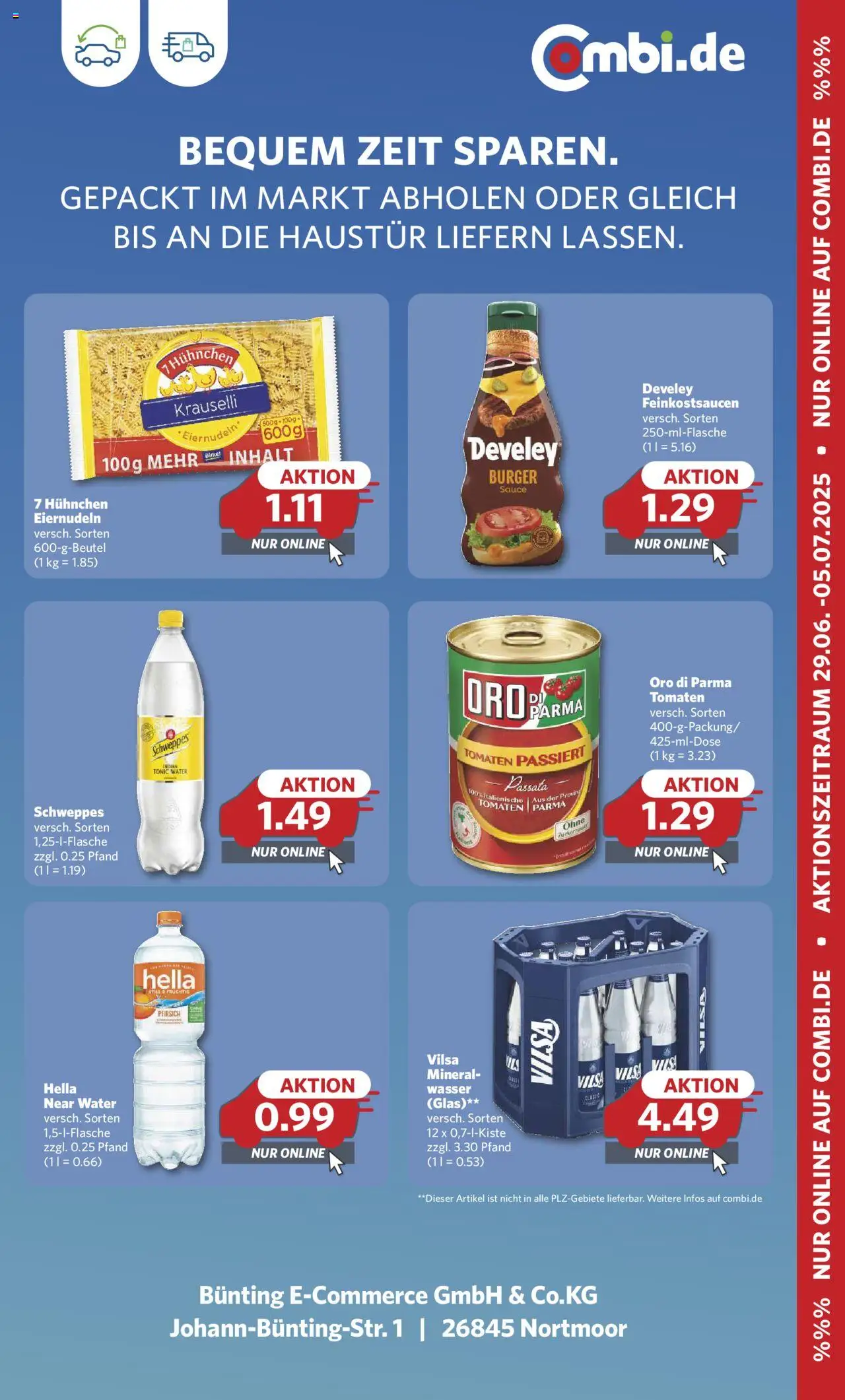 Combi Prospekt 	 - gültig ab dem 30.06.2025 | Seite: 25 | Produkte: Burger, Mineralwasser, Wasser, Hella