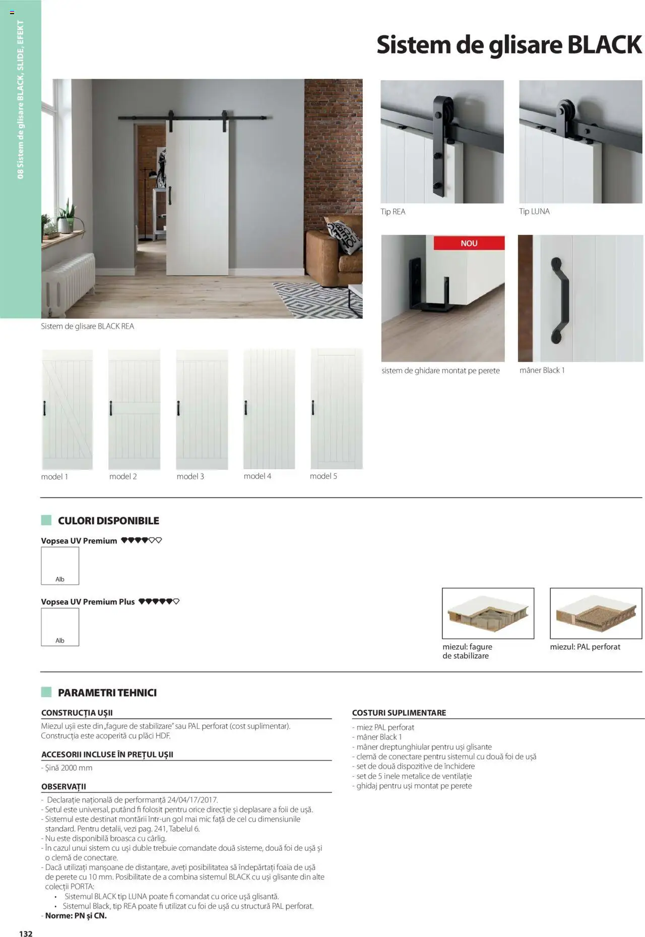 Noul catalog Proges – valabil de la 01.05.2025 | Pagină: 132 | Produse: Vopsea, Mâner, Ușă