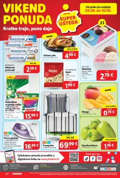 Plodine katalog | vrijedi od 06.08.2025 | Stranica: 40 | Proizvodi: Čokolada, Deterdžent, Sladoled, Mango