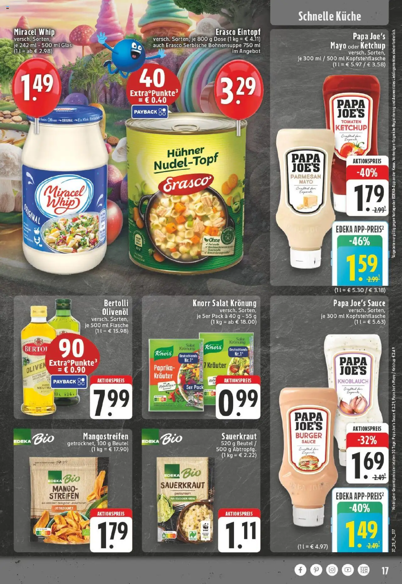 Edeka prospekt Xanten	 – gültig ab 07.09.2025 | Seite: 17 | Produkte: Knorr, Knoblauch, Ketchup, Salat