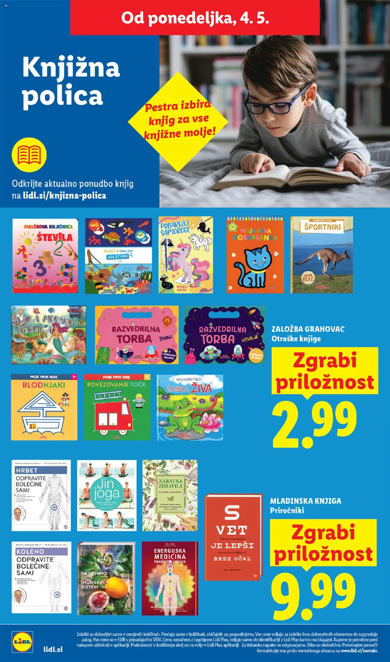 Novi Lidl katalog ponudbe – veljaven od 29.04.2026 | Stran: 62 | Izdelki: Torba, Polica, Knjiga