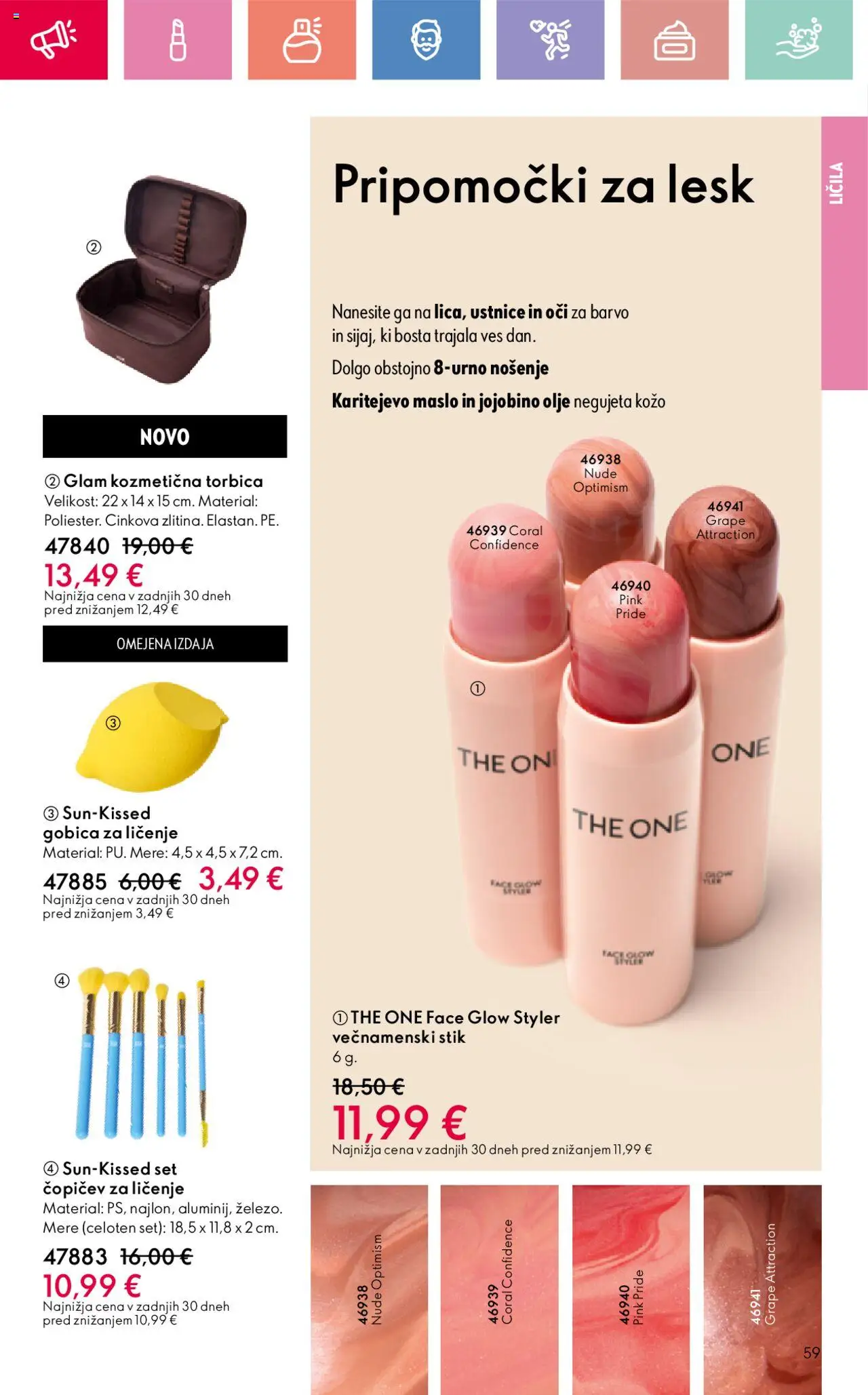 Oriflame katalog 12 │ velja od 24.08.2025 | Stran: 59 | Izdelki: Licila, Maslo, Olje, Torbica