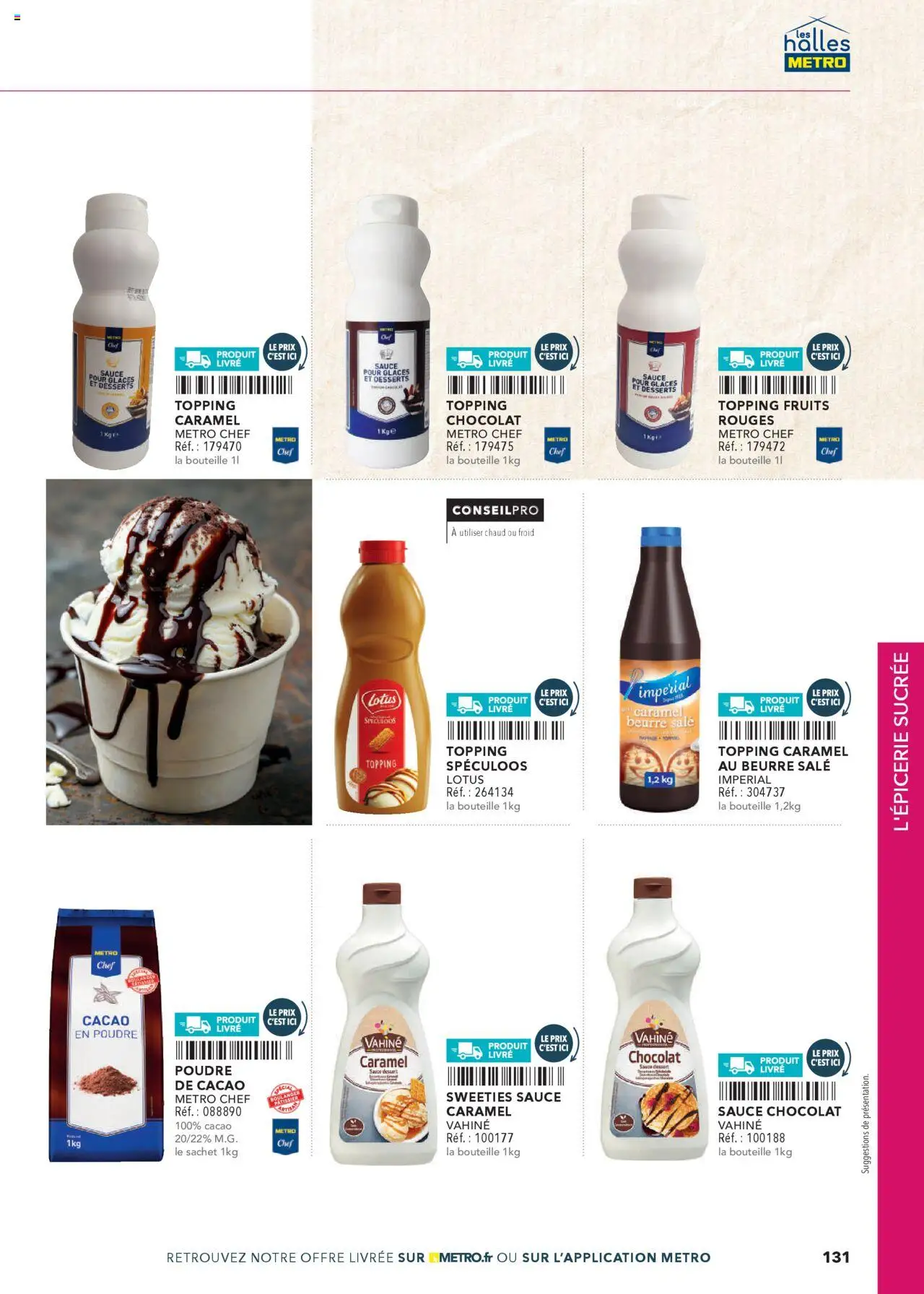  | Page: 131 | Produits: Spéculoos, Beurre, Chocolat, Livre