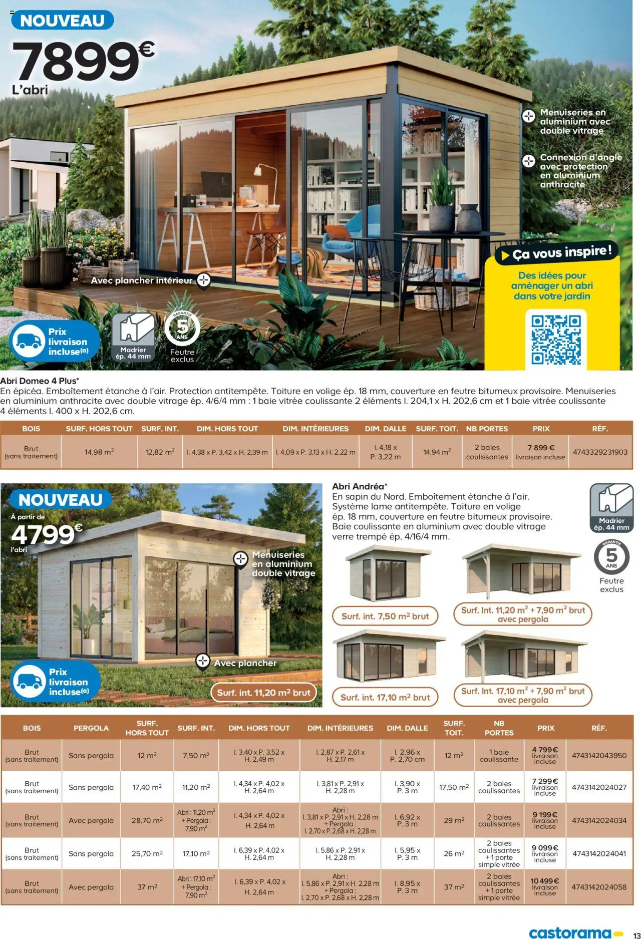  | Page: 13 | Produits: Baie coulissante, Porte, Pergola, Portes