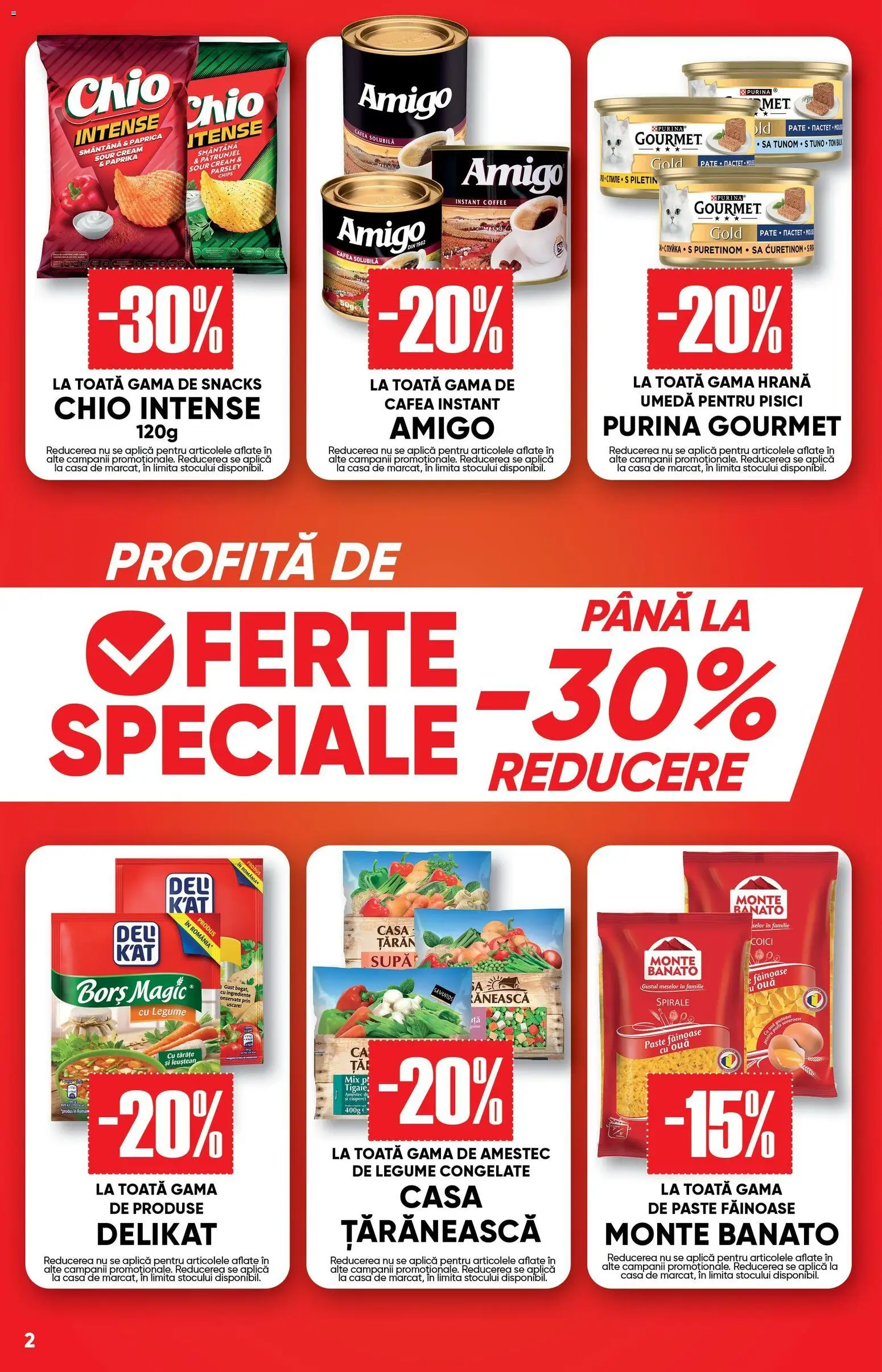 Noul catalog Profi – valabil de la 04.03.2026 | Pagină: 2 | Produse: Pătrunjel, Tigaie, Paste, Smântână