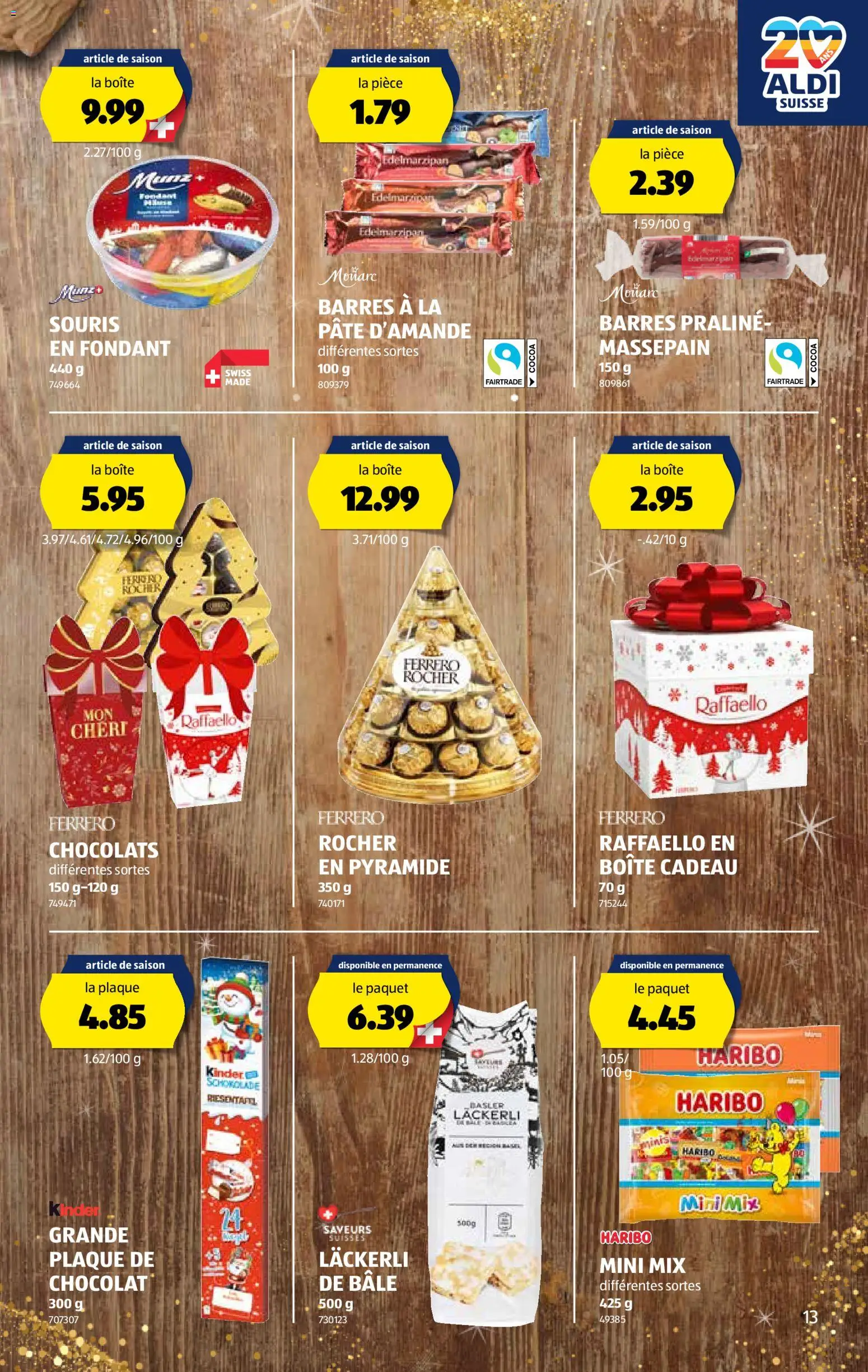 Aldi Aktionen FR – gültig ab 20.11.2025 | Seite: 14 | Produkte: Schokolade