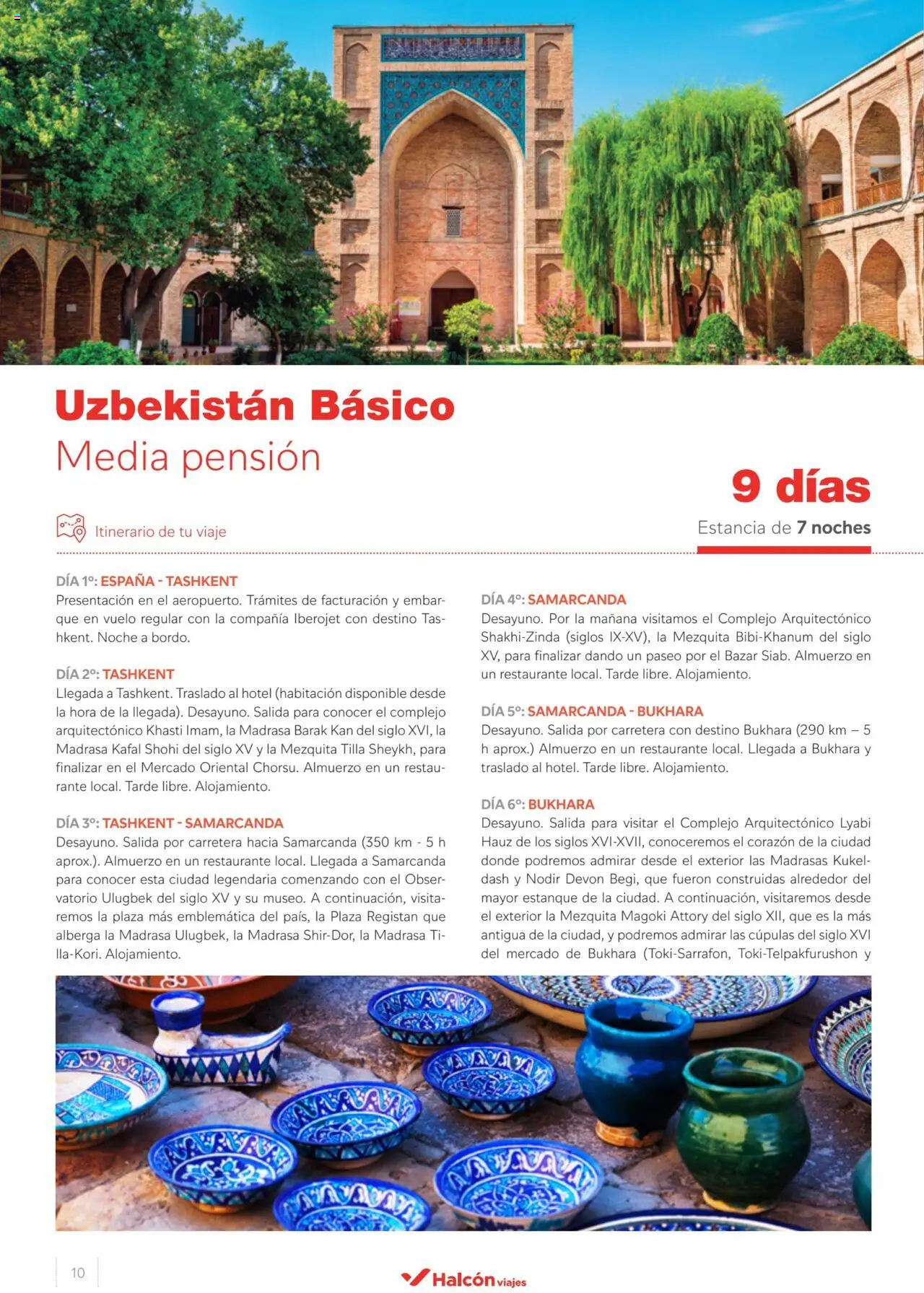 Halcón Viajes Uzbekistan │ válido desde el 28.05.2024 | Página: 10