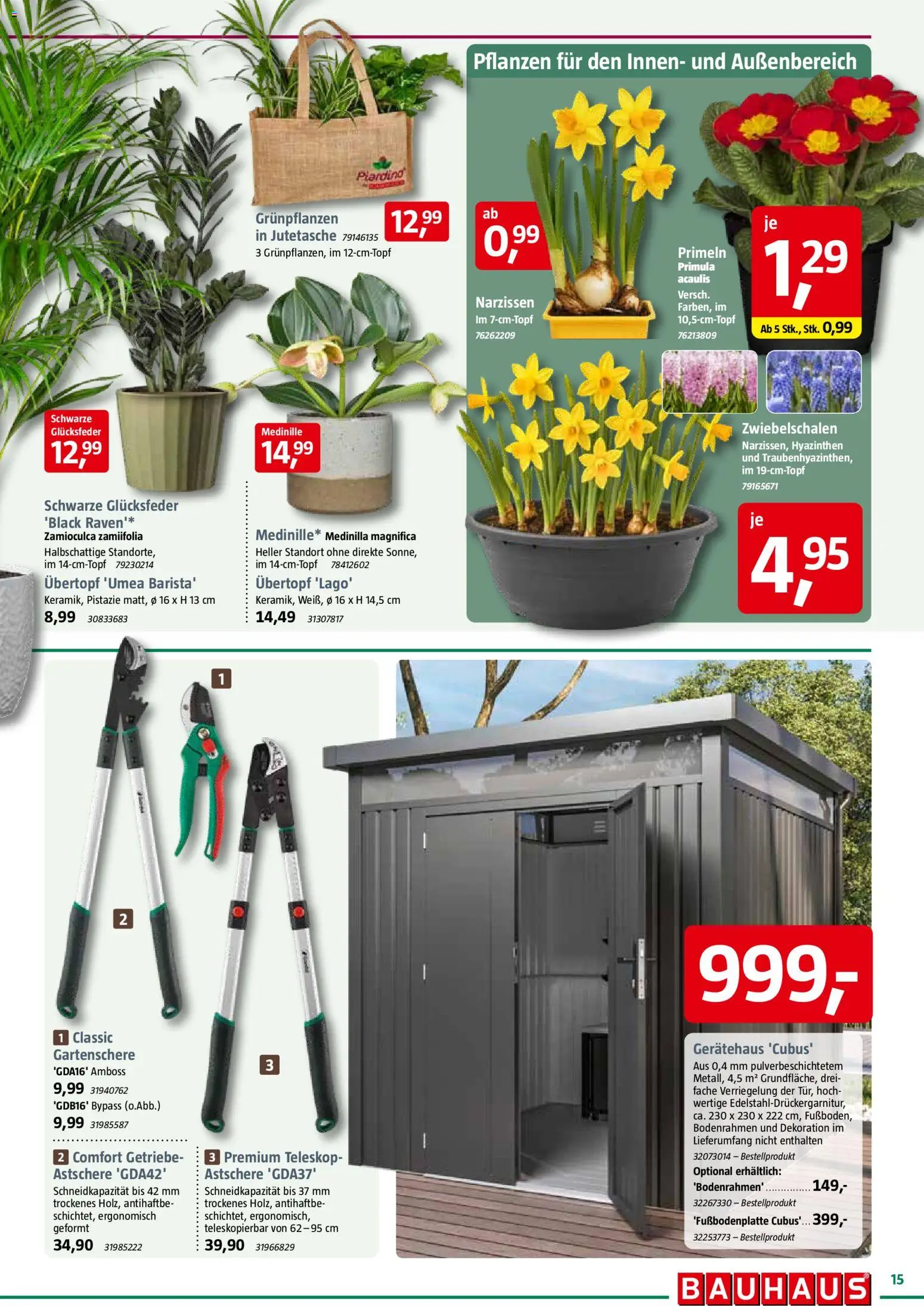 Bauhaus Prospekt 	 – gültig ab 31.01.2026 | Seite: 15