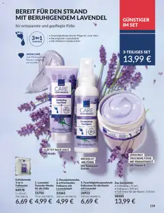 AVON Katalog August 2025 - gültig ab dem 01.08.2025 | Seite: 161 | Produkte: Lavendel, Fußcreme, Fußspray, Fußmaske