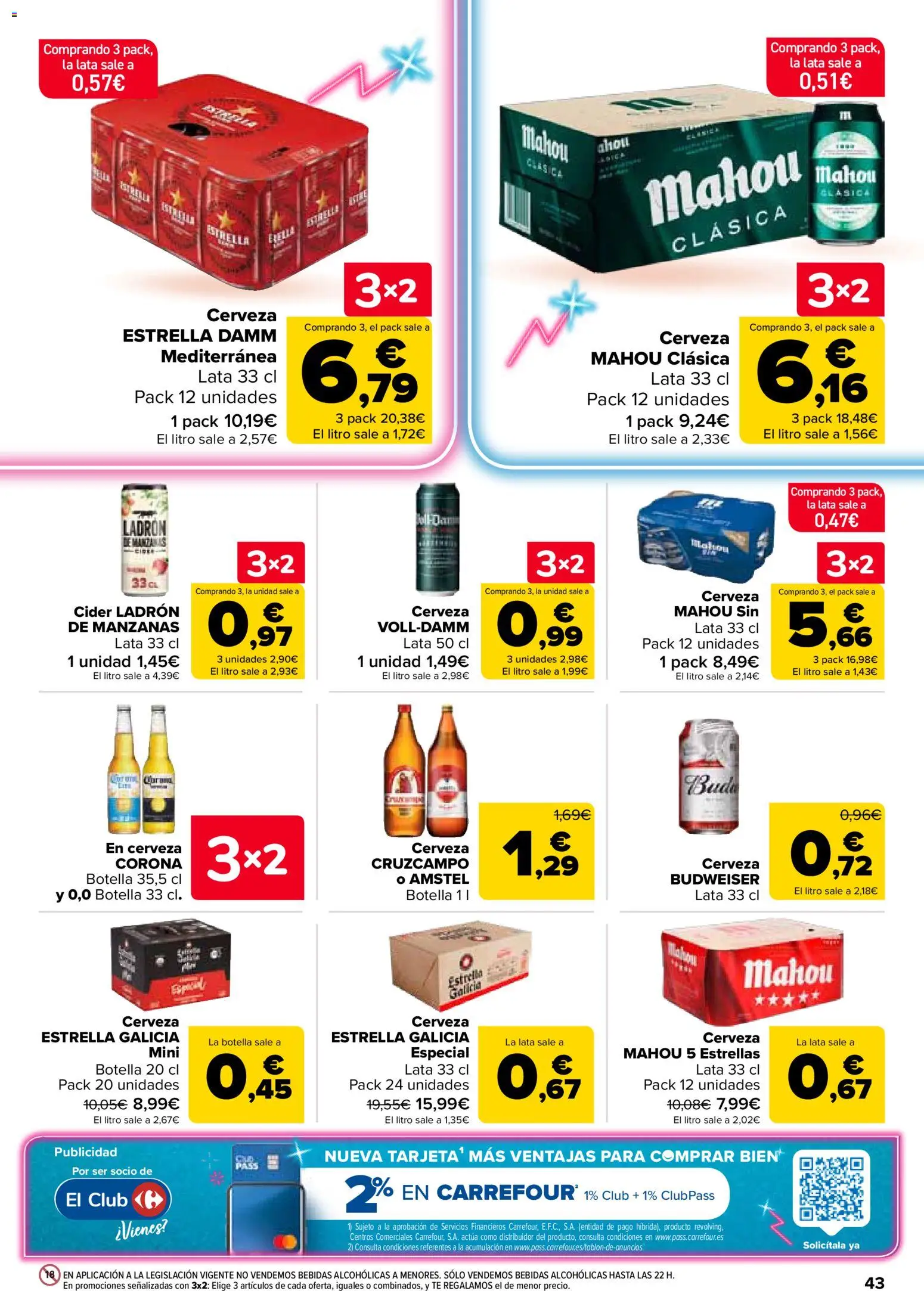 Carrefour folleto │ válido desde el 07.04.2026 | Página: 47 | Productos: Cerveza, Manzanas, Té