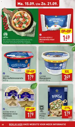  | Pagina: 25 | Producten: Melk, Roomkaas, Mozzarella, La