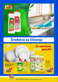 Aman katalog - pregled Aman kataloga - važi od 02.03.2026 | Strana: 46 | Proizvode: Deterdžent, Deterdžent za sudove, Limun