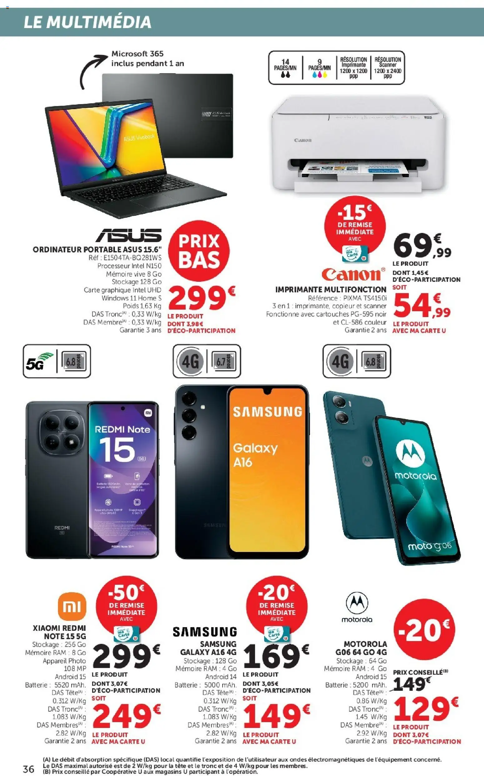 {H1} | Page: 36 | Produits: Imprimante, Imprimante multifonction, Batterie, Portable