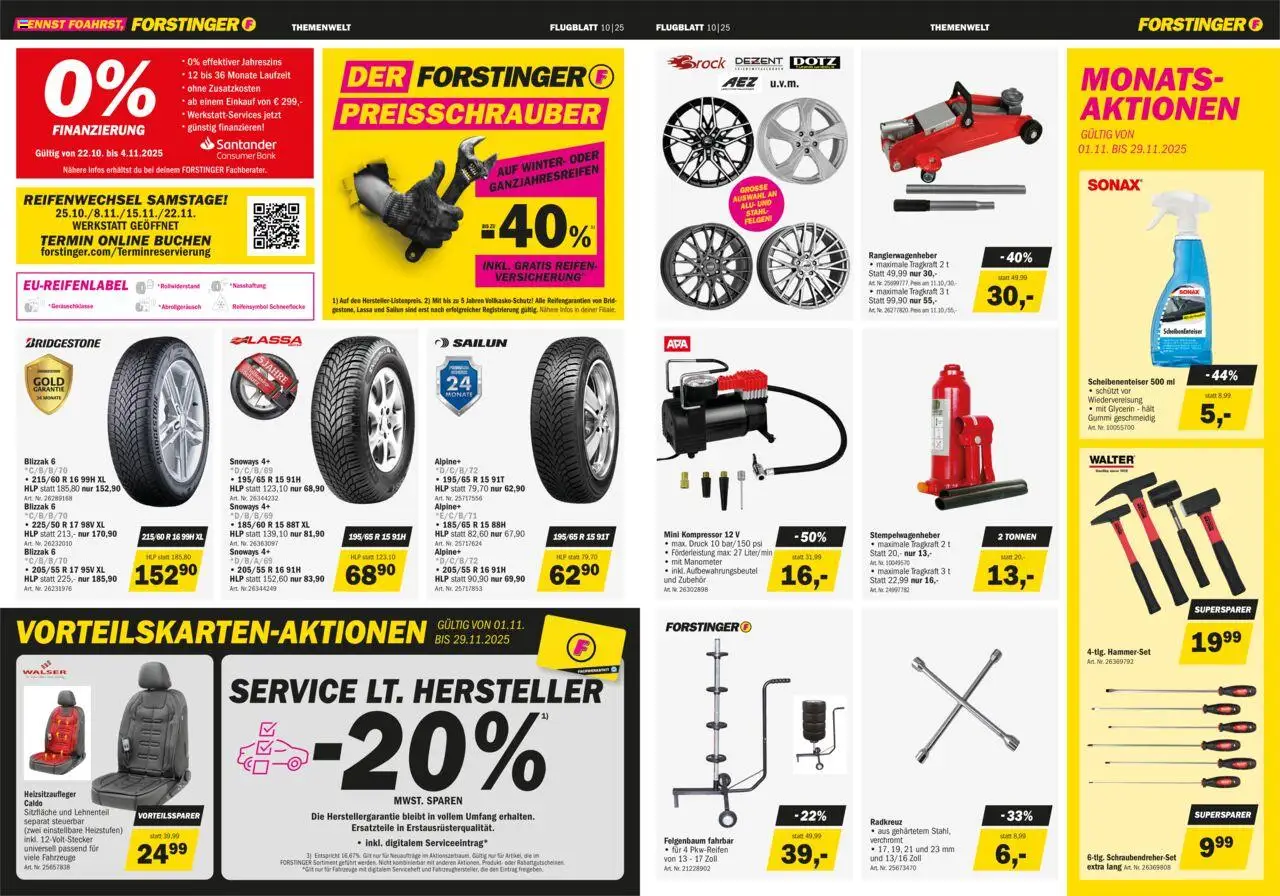 Forstinger Flugblatt gültig ab 22.10.2025 | Seite: 2 | Produkte: Manometer