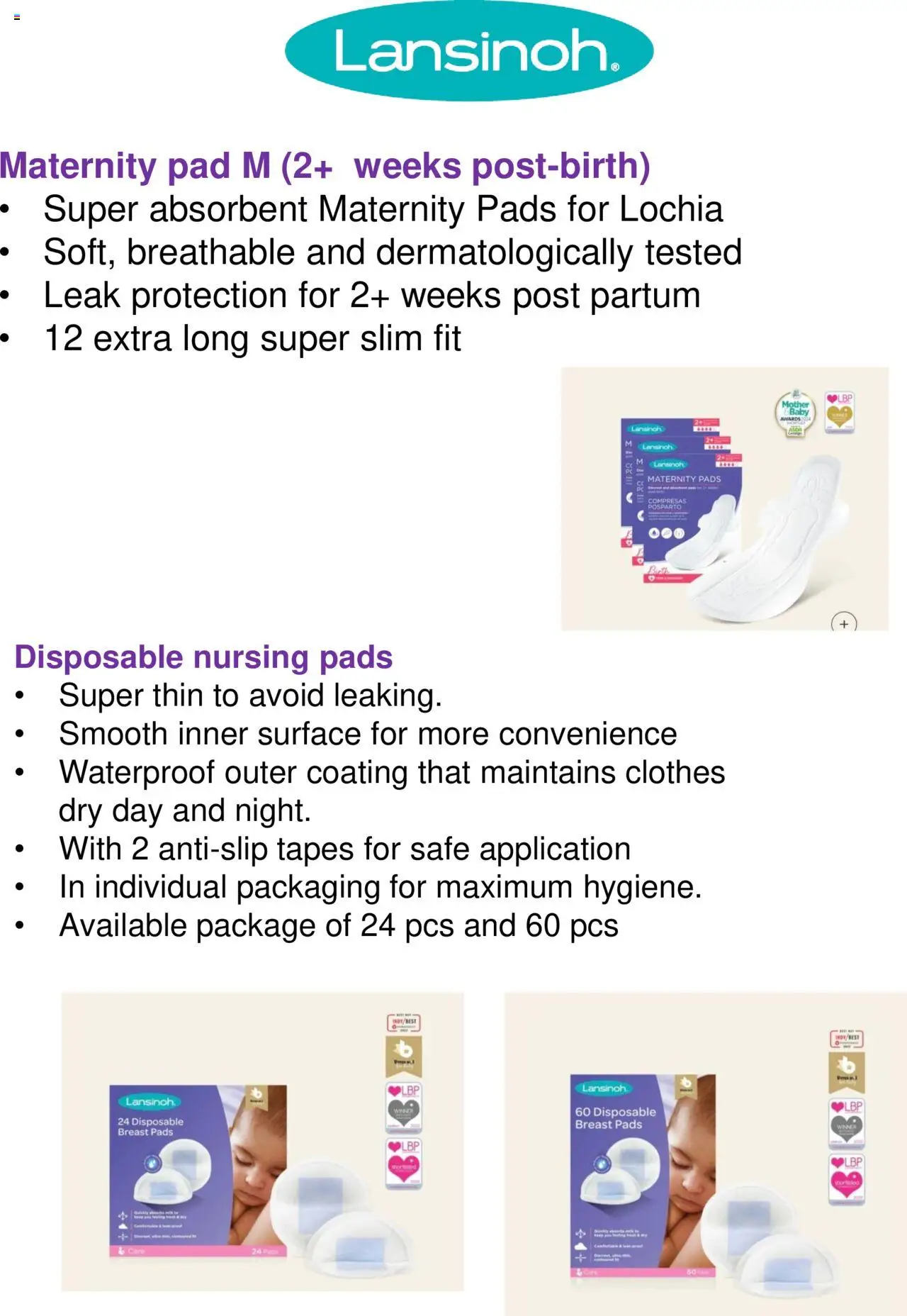 ZORPAS MIKY Baby Centre Κατάλογος Lansinoh – σε ισχύ από 27.06.2025 | Σελίδα: 4