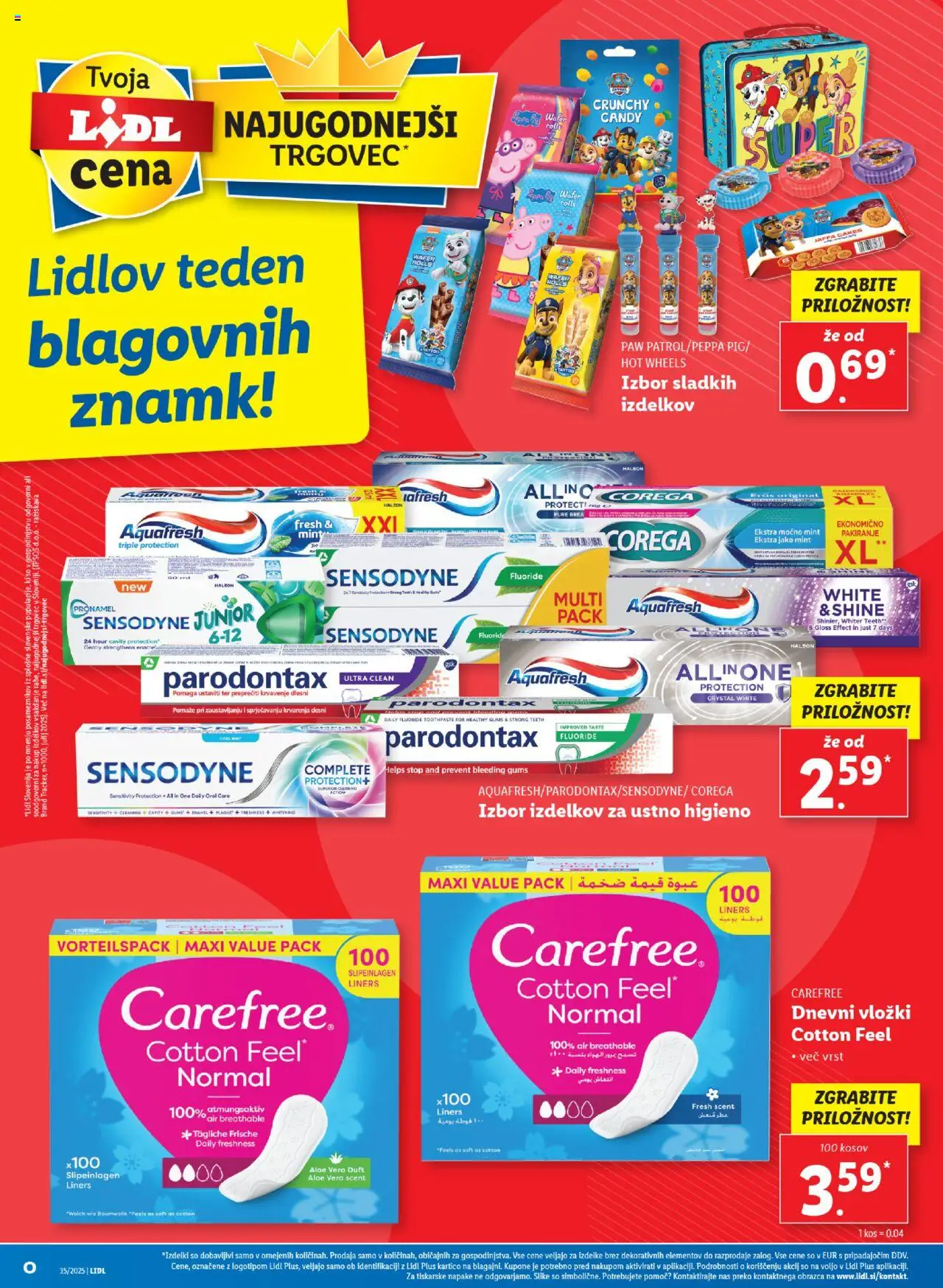 Lidl katalog │ velja od 28.08.2025 | Stran: 12 | Izdelki: Vložki, Kos