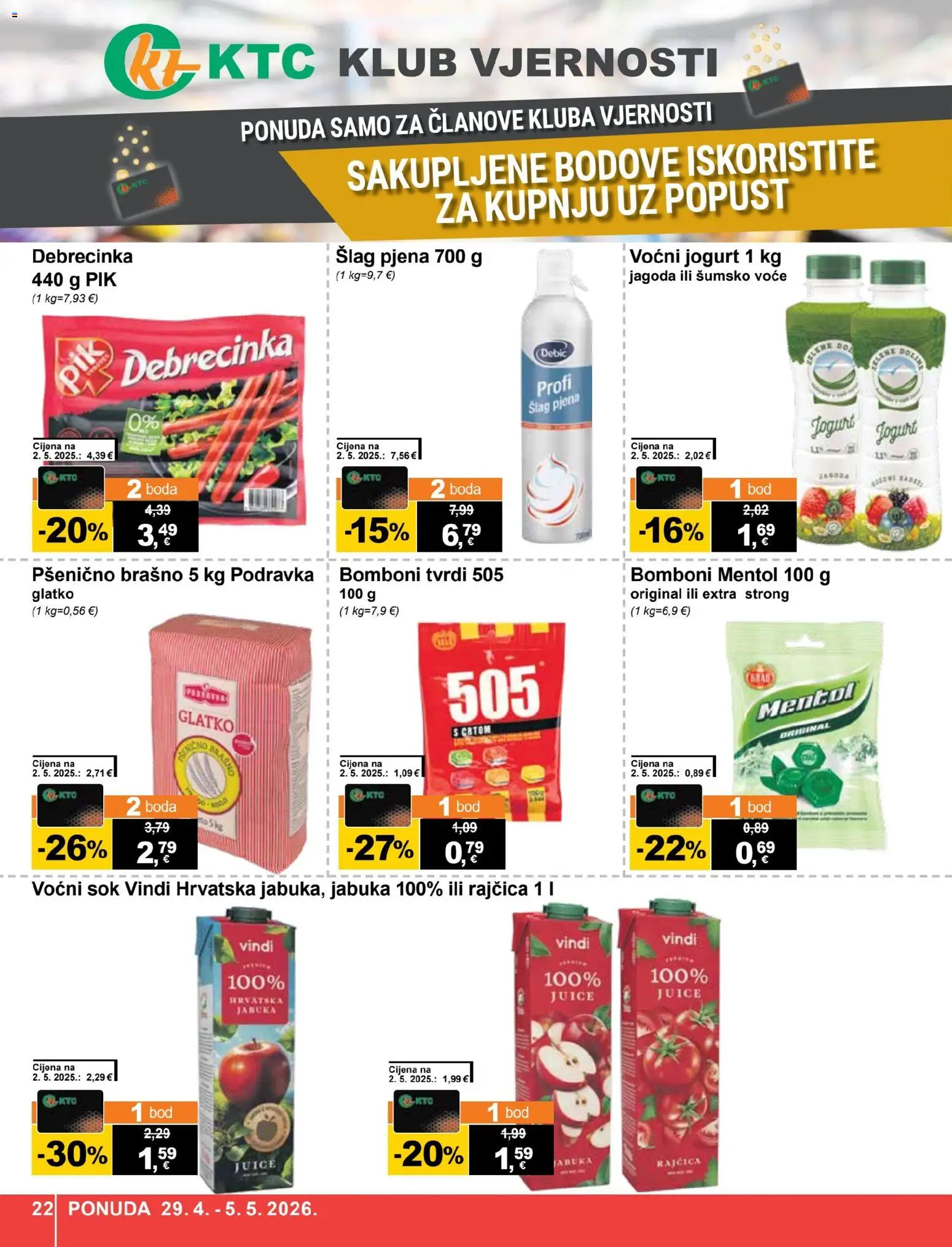 KTC katalog | vrijedi od 29.04.2026 | Stranica: 22