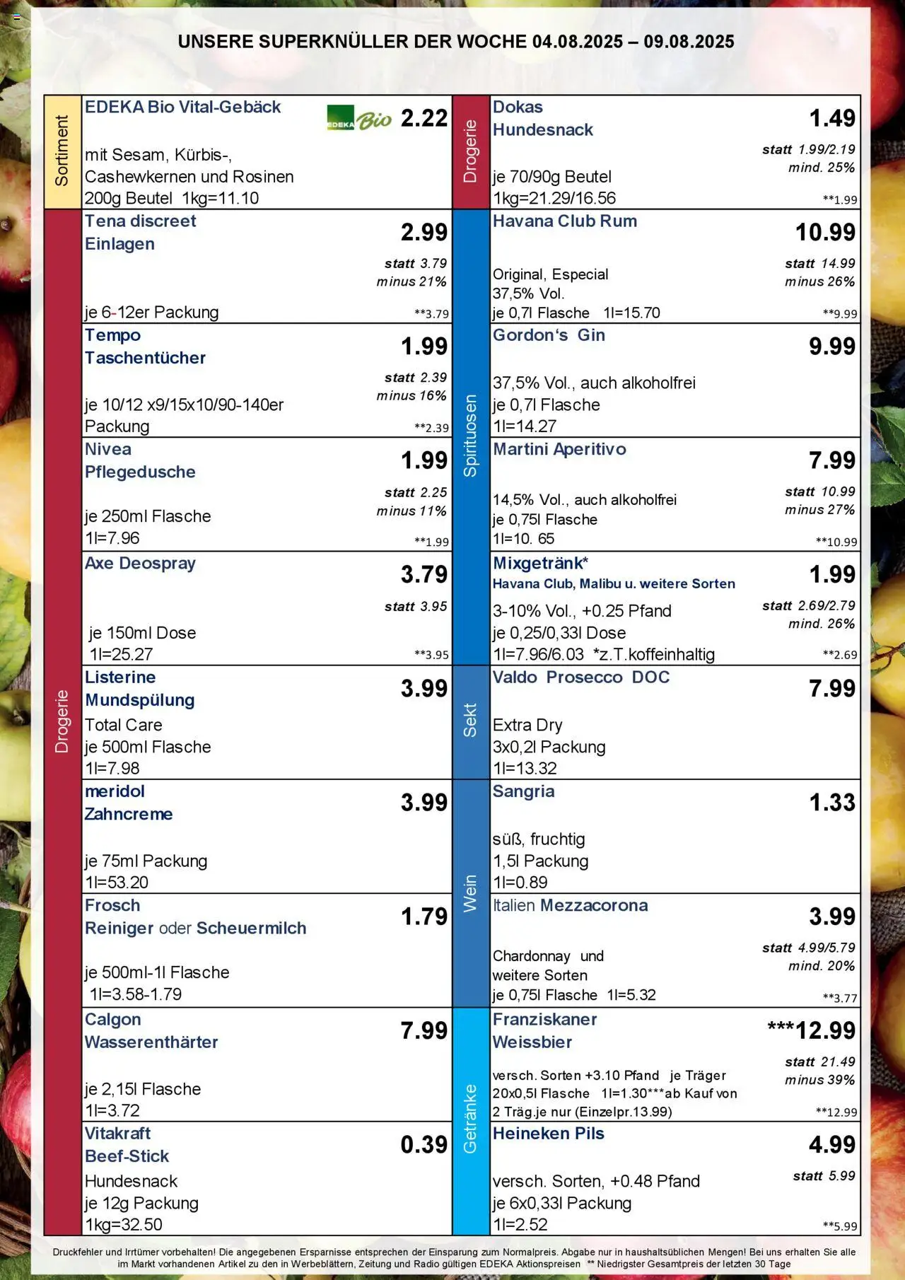 Simmel - Bayern - gültig ab dem 04.08.2025 | Seite: 3 | Produkte: Franziskaner, Sekt, Pils, Deospray